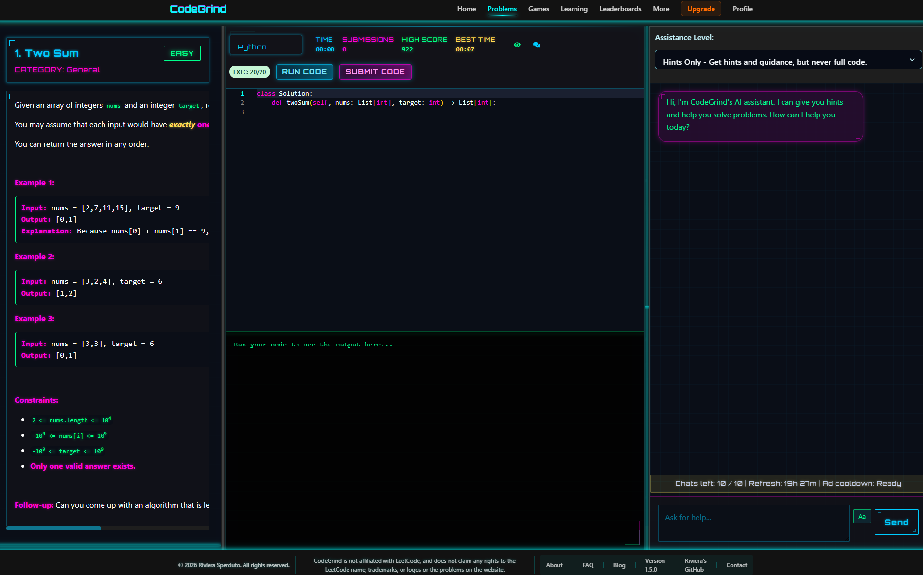 Problem Workspace